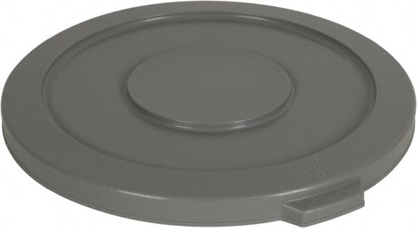 PRO-SOURCE - Round Lid for Use with 32 Gal Round Trash Cans - Gray, Plastic, For Huskee Trash Cans - Exact Tooling