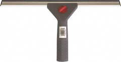 PRO-SOURCE - 14" Rubber Blade Window Washer/Squeegee - Blue, Plastic Holder - Exact Tooling