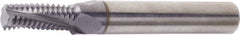 Vargus - 5/16-24 UN, 0.232" Cutting Diam, 3 Flute, Solid Carbide Helical Flute Thread Mill - Internal Thread, 5/8" LOC, 2.52" OAL, 1/4" Shank Diam - Exact Tooling