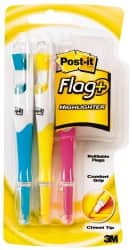 3M - Yellow, Pink, Blue Highlighter - Chisel Tip, Oil Base Ink - Exact Tooling