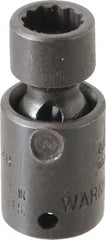 Proto - 1/4" Drive 8mm Standard Universal Impact Socket - 12 Points, 1-19/64" OAL - Exact Tooling