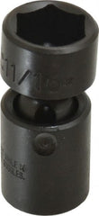 Proto - 3/8" Drive 11/16" Standard Universal Impact Socket - 6 Points, 2" OAL - Exact Tooling