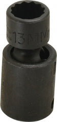 Proto - 3/8" Drive 13mm Deep Universal Impact Socket - 12 Points, 2" OAL - Exact Tooling
