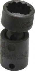 Proto - 3/8" Drive 18mm Deep Universal Impact Socket - 12 Points, 2-3/32" OAL - Exact Tooling
