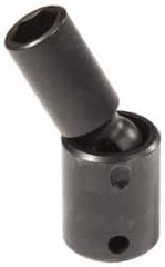 Proto - 3/8" Drive 19mm Deep Universal Impact Socket - 6 Points, 2-13/16" OAL - Exact Tooling