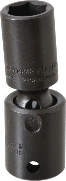 Proto - 3/8" Drive 14mm Deep Universal Impact Socket - 6 Points, 2-19/32" OAL - Exact Tooling