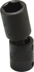 Proto - 3/8" Drive 17mm Deep Universal Impact Socket - 6 Points, 2-11/16" OAL - Exact Tooling