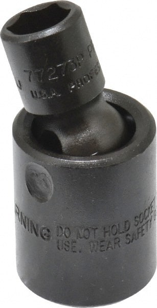 Proto - 3/8" Drive 3/8" Standard Universal Impact Socket - 6 Points, 1-29/32" OAL - Exact Tooling