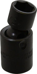 Proto - 3/8" Drive 1/2" Standard Universal Impact Socket - 6 Points, 2" OAL - Exact Tooling
