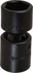 Proto - 1/2" Drive 7/8" Standard Universal Impact Socket - 6 Points, 2-19/32" OAL - Exact Tooling