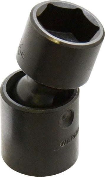 Proto - 1/2" Drive 15/16" Standard Universal Impact Socket - 6 Points, 2-29/32" OAL - Exact Tooling
