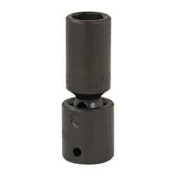 Proto - 1/2" Drive 11/16" Deep Universal Impact Socket - 6 Points, 3-1/2" OAL - Exact Tooling