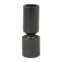 Proto - 1/2" Drive 3/4" Deep Universal Impact Socket - 6 Points, 3-1/2" OAL - Exact Tooling