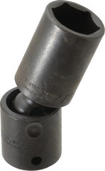 Proto - 1/2" Drive 7/8" Deep Universal Impact Socket - 6 Points, 3-1/2" OAL - Exact Tooling