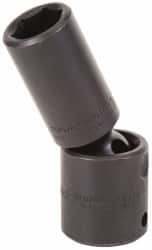 Proto - 3/8" Drive 12mm Deep Universal Impact Socket - 12 Points, 2" OAL - Exact Tooling