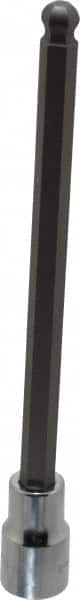 Blackhawk by Proto - 3/8" Drive, 8mm Hex Bit Socket - 6" OAL, 5-23/64" Bit Length, Ball End - Exact Tooling