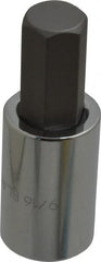 Blackhawk by Proto - 1/2" Drive, 9/16" Hex Bit Socket - 2-1/2" OAL, 2" Bit Length - Exact Tooling