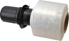 Stretch Associates - 3" x 1,000' 80 Gauge Clear Bundling Stretch Film with Dispenser - 4 Piece, 80 Gauge, Clear - Exact Tooling