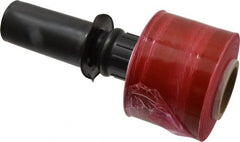 Stretch Associates - 3" x 1,000' 80 Gauge Red Bundling Stretch Film with Dispenser - 4 Piece, 80 Gauge, Red - Exact Tooling