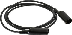 Pomona - Black Electrical Test Equipment Patch Cord - Use with Alligators Test Clips - Exact Tooling