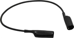 Pomona - Black Electrical Test Equipment Patch Cord - Use with Alligators Test Clips - Exact Tooling
