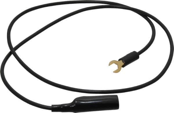 Pomona - Black Electrical Test Equipment Clip - Use with Insulated Spade Lug - Exact Tooling