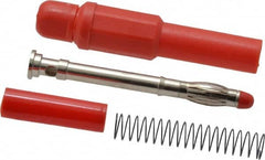 Pomona - Red Electrical Test Equipment Banana Plug - Use with Banana Plugs - Exact Tooling