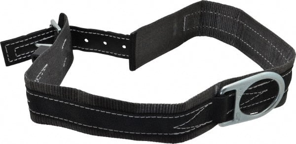 Miller - Size M, 35 to 43 Inch Waist, 3 Inch Wide, Single D Ring Style Body Belt - Nylon Webbing, Include Comfort Pad, Tongue Buckle Connection - Exact Tooling