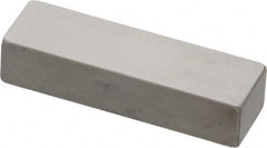 Mitutoyo - 0.25" Rectangular Steel Gage Block - Accuracy Grade 0, Includes Certificate of Inspection - Exact Tooling