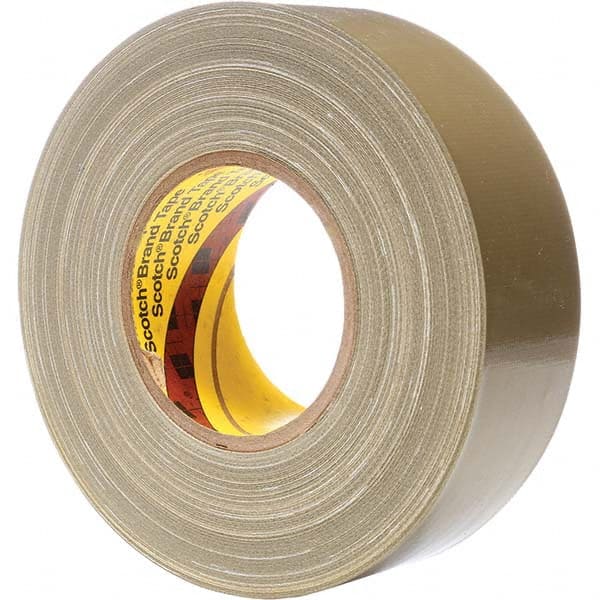 3M - 54.8m x 48mm x 11.7 mil Olive Green Polyethylene Cloth Duct Tape - Exact Tooling