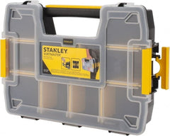 Stanley - 11-39/64" Wide x 2-15/64" High x 8-39/64" Deep, SortMaster Light - Plastic Frame, 10 Compartments - Exact Tooling