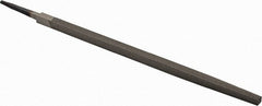 Value Collection - 14.24" Long, Second Cut, Square American-Pattern File - Double Cut, 0.39" Overall Thickness, Tang - Exact Tooling