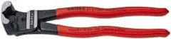 Knipex - 8" OAL, 6mm Capacity, Bolt Cutter - 7/8" Jaw Length x 1-1/2" Jaw Width, Plastic Coated Handle - Exact Tooling
