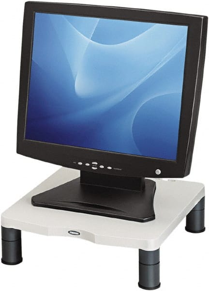 FELLOWES - Platinum & Graphite Monitor Riser - Use with 21" Monitors - Exact Tooling