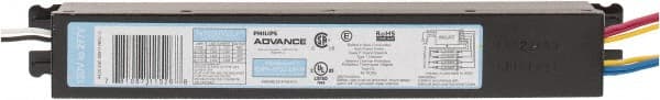 Philips Advance - 3 or 4 Lamp, 120-277 Volt, 0.36 to 0.82 Amp, 0 to 39, 40 to 79 Watt, Instant Start, Electronic, Nondimmable Fluorescent Ballast - 0.77, 0.79, 0.84, 0.85 Ballast Factor, T8 Lamp - Exact Tooling