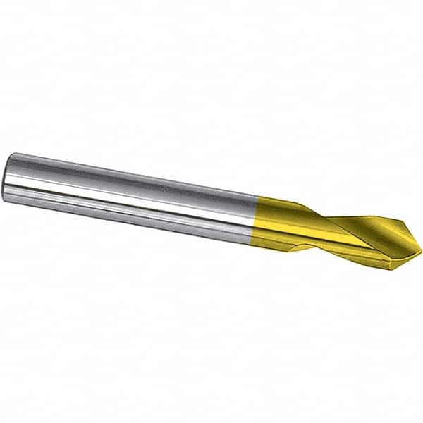 Magafor - 18mm Body Diam, 90°, 5-1/8" OAL, Cobalt Spotting Drill - Exact Tooling
