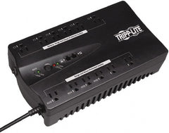 Tripp-Lite - 15 Amp, 750 VA, Flat Pack Mount Standby Backup Uninterruptible Power Supply - Backup 2.8 min with Full Load & 9 min with Half Load, 120 VAC Input & Output, 450 Watt Output, 1 Phases, 8 Outlets - Exact Tooling