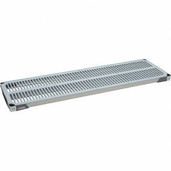 Metro - 60" Wide, 1-1/2" High, Open Shelving Shelf - Polymer, 18" Deep, Use with Metro Max I - Exact Tooling