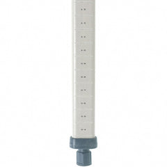 Metro - 13" High, Open Shelving Post - Polymer, Use with Metro Max I Shelving - Exact Tooling