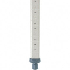 Metro - 33" High, Open Shelving Post - Polymer, Use with Metro Max I Shelving - Exact Tooling