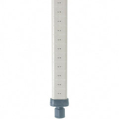 Metro - 54" High, Open Shelving Post - Polymer, Use with Metro Max I Shelving - Exact Tooling