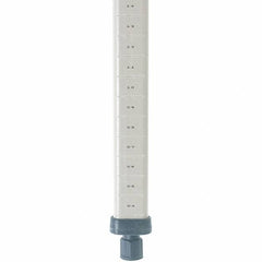 Metro - 63" High, Open Shelving Post - Polymer, Use with Metro Max I Shelving - Exact Tooling