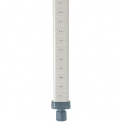 Metro - 74" High, Open Shelving Post - Polymer, Use with Metro Max I Shelving - Exact Tooling