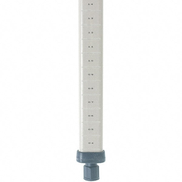 Metro - 86" High, Open Shelving Post - Polymer, Use with Metro Max I Shelving - Exact Tooling