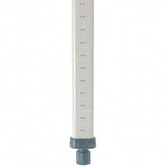 Metro - 86" High, Open Shelving Post - Polymer, Use with Metro Max I Shelving - Exact Tooling