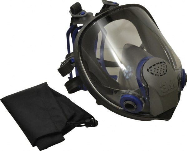 3M - Series FF-400, Size M Full Face Respirator - 6-Point Suspension, Bayonet Connection - Exact Tooling