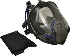 3M - Series FF-400, Size M Full Face Respirator - 6-Point Suspension, Bayonet Connection - Exact Tooling
