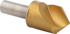 M.A. Ford - 1" Head Diam, 1/2" Shank Diam, 1 Flute 90° High Speed Steel Countersink - Exact Tooling