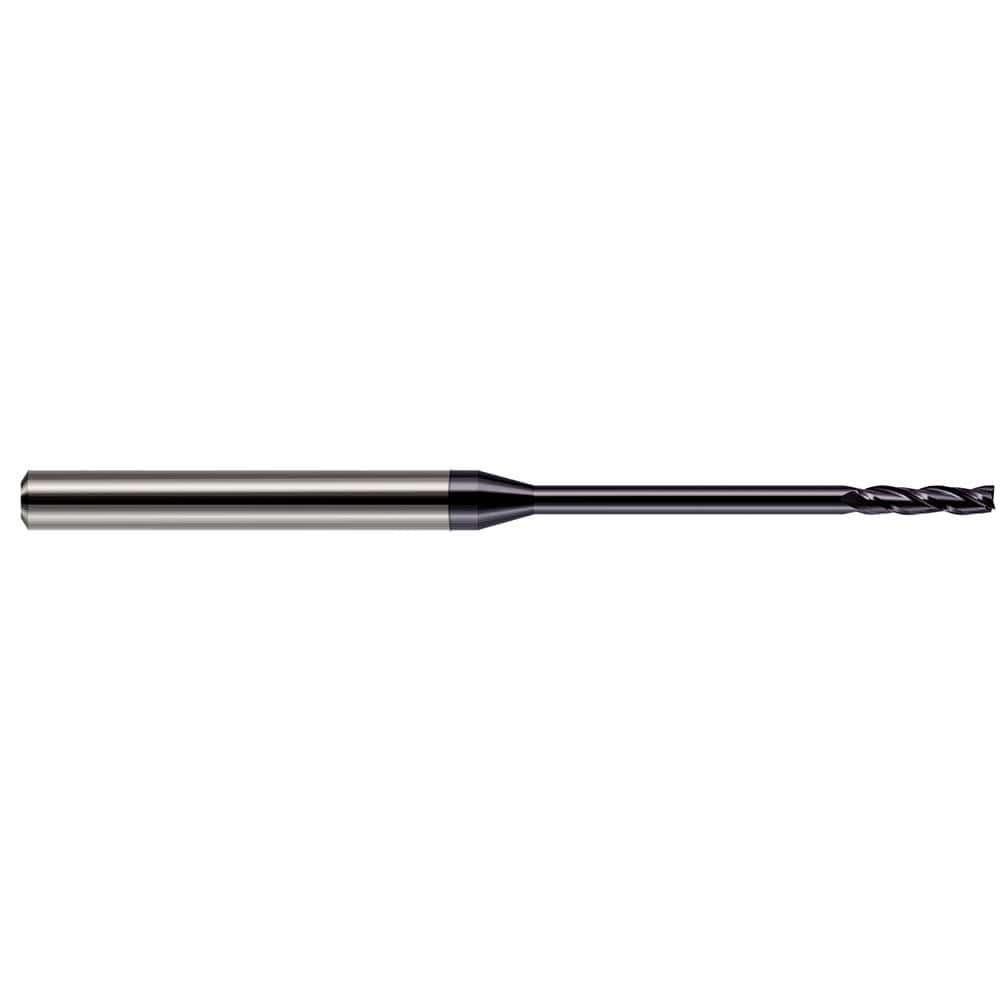 Harvey Tool - Square End Mills; Mill Diameter (Decimal Inch): 0.0600 ; Length of Cut (Inch): 1/2 ; Length of Cut (Decimal Inch): 0.5000 ; Material: Solid Carbide ; Finish/Coating: AlTiN ; Shank Diameter (Inch): 1/8 - Exact Tooling