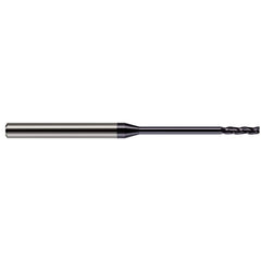 Harvey Tool - Square End Mills; Mill Diameter (Decimal Inch): 0.0600 ; Length of Cut (Inch): 1/2 ; Length of Cut (Decimal Inch): 0.5000 ; Material: Solid Carbide ; Finish/Coating: AlTiN ; Shank Diameter (Inch): 1/8 - Exact Tooling